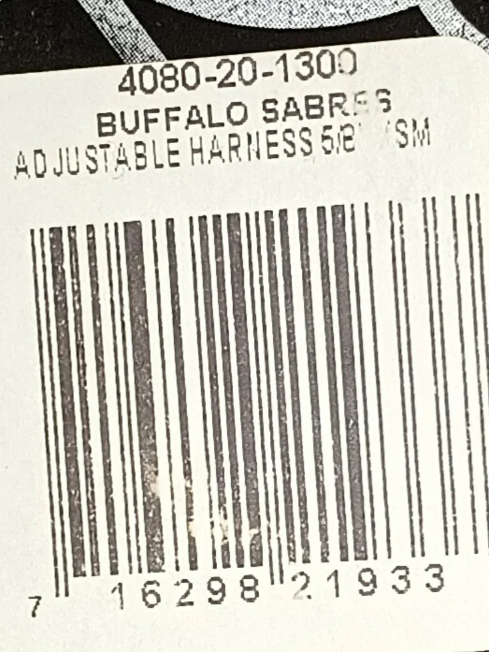 NEW Buffalo Sabres  NHL Adjustable Dog Harness XS